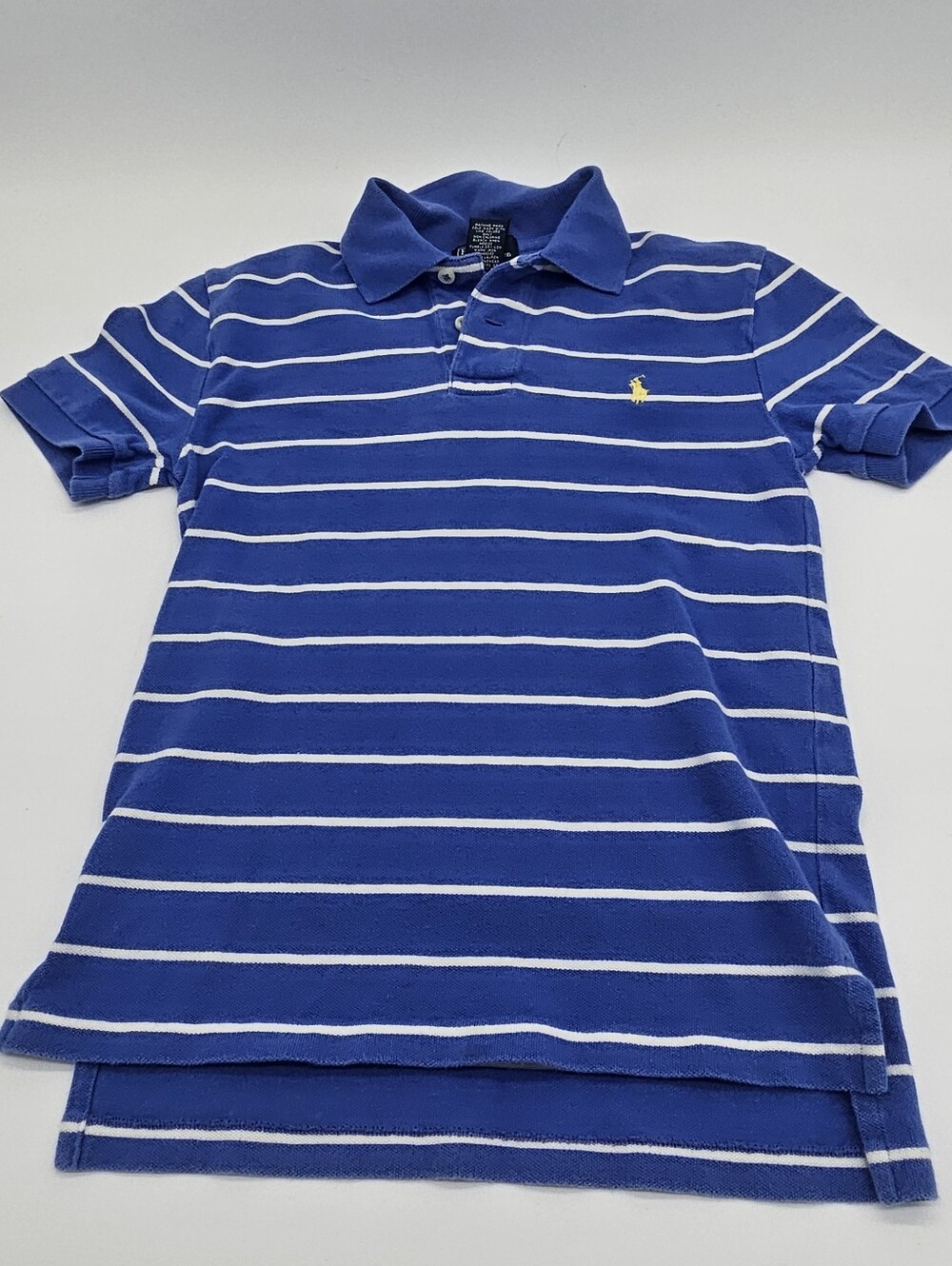 Polo by Ralph Lauren Royal Blue & White Striped Polo